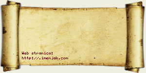 Jasmina Kaljević vizit kartica