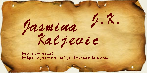 Jasmina Kaljević vizit kartica